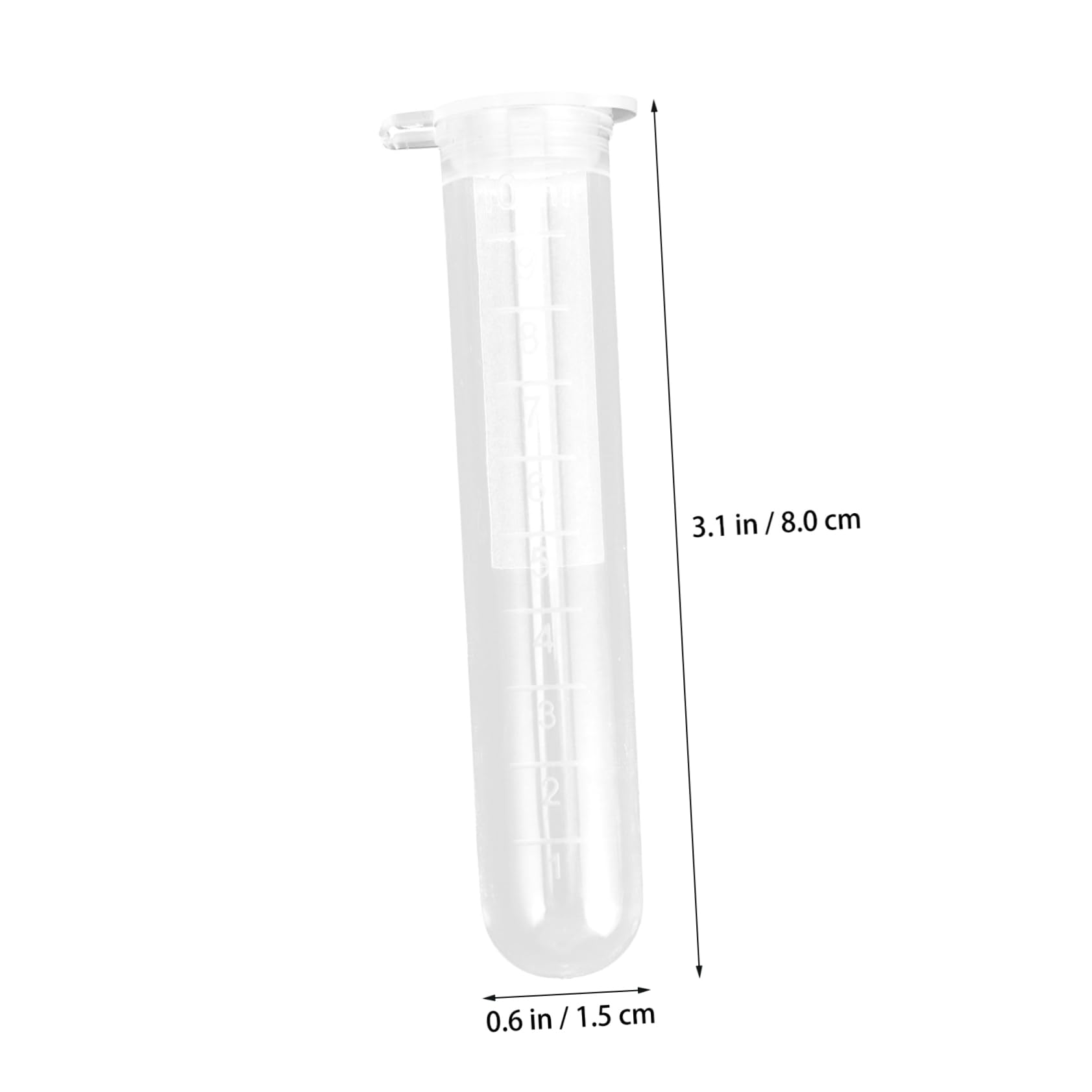 PartyKindom Provette da Centrifuga in Plastica da 10 Ml Scala, Set da 200 Pezzi, Resistenti e Precise per Laboratorio Scientifico e Conservazione Campioni di Piccole Dimensioni