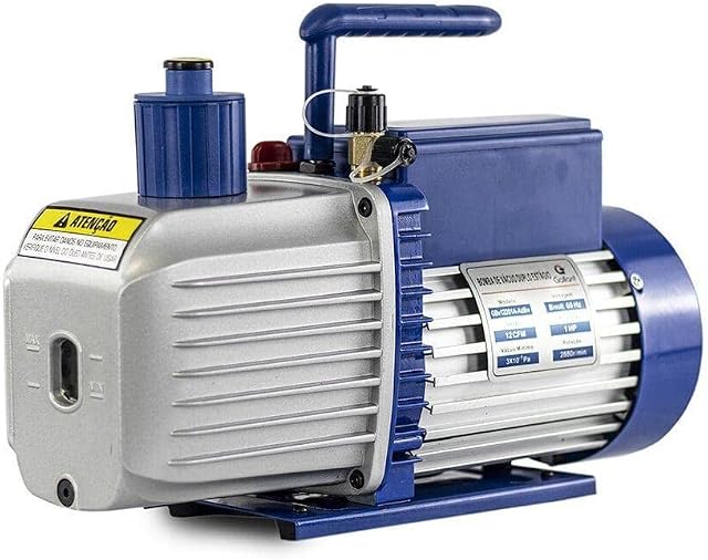 Bomba de Vácuo Gallant Duplo Estágio Bivolt Manual 12cfm