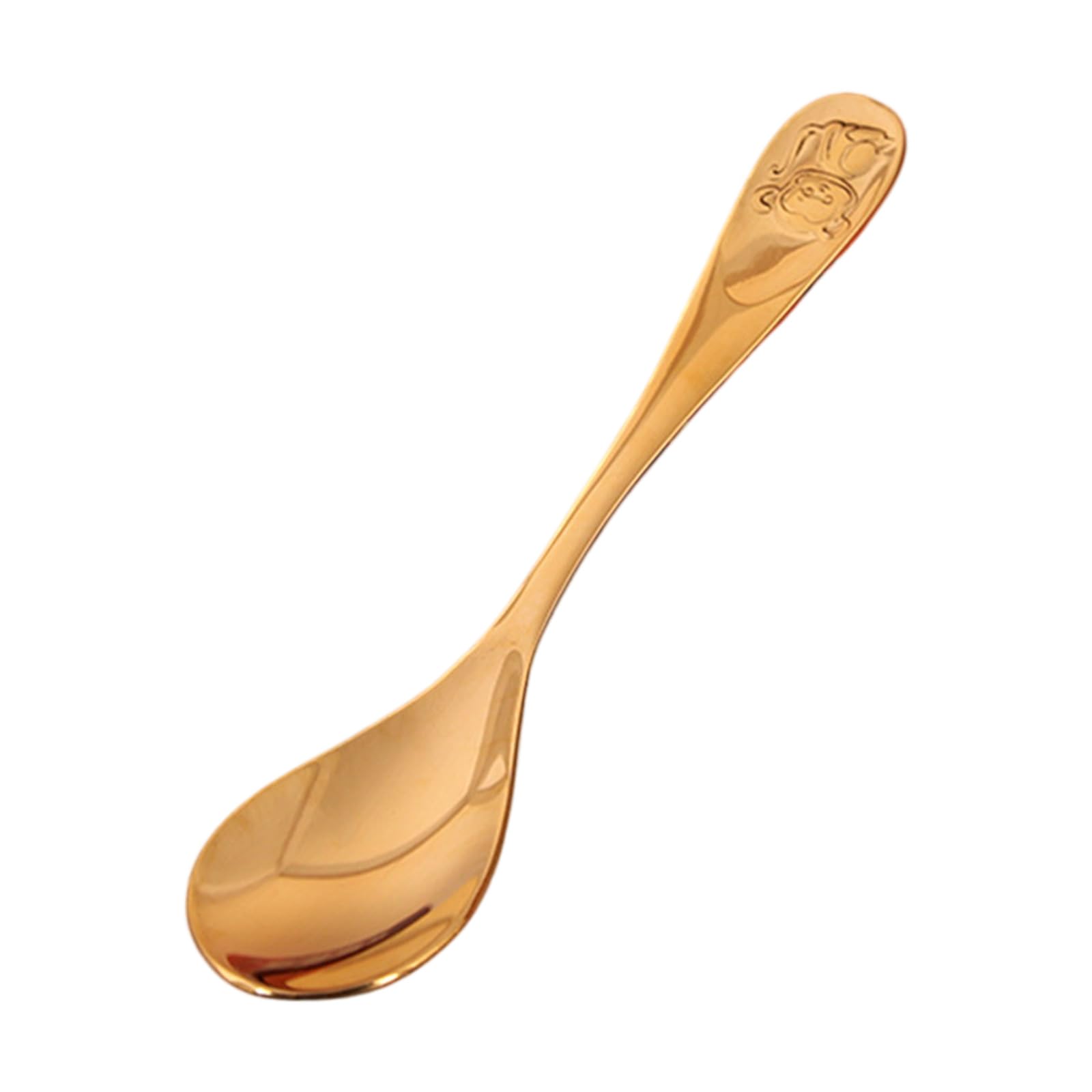 LUCKGONI Elegant Chinese Birth Animal Soup Spoon Bronze 12 Animal Design Optional For Dining And Collecting