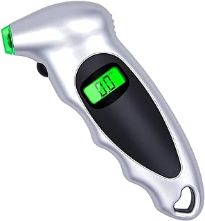 Backlit Digital Tire Pressure Gauge - Precisely Fill Your Tires with This Compressor Companion -