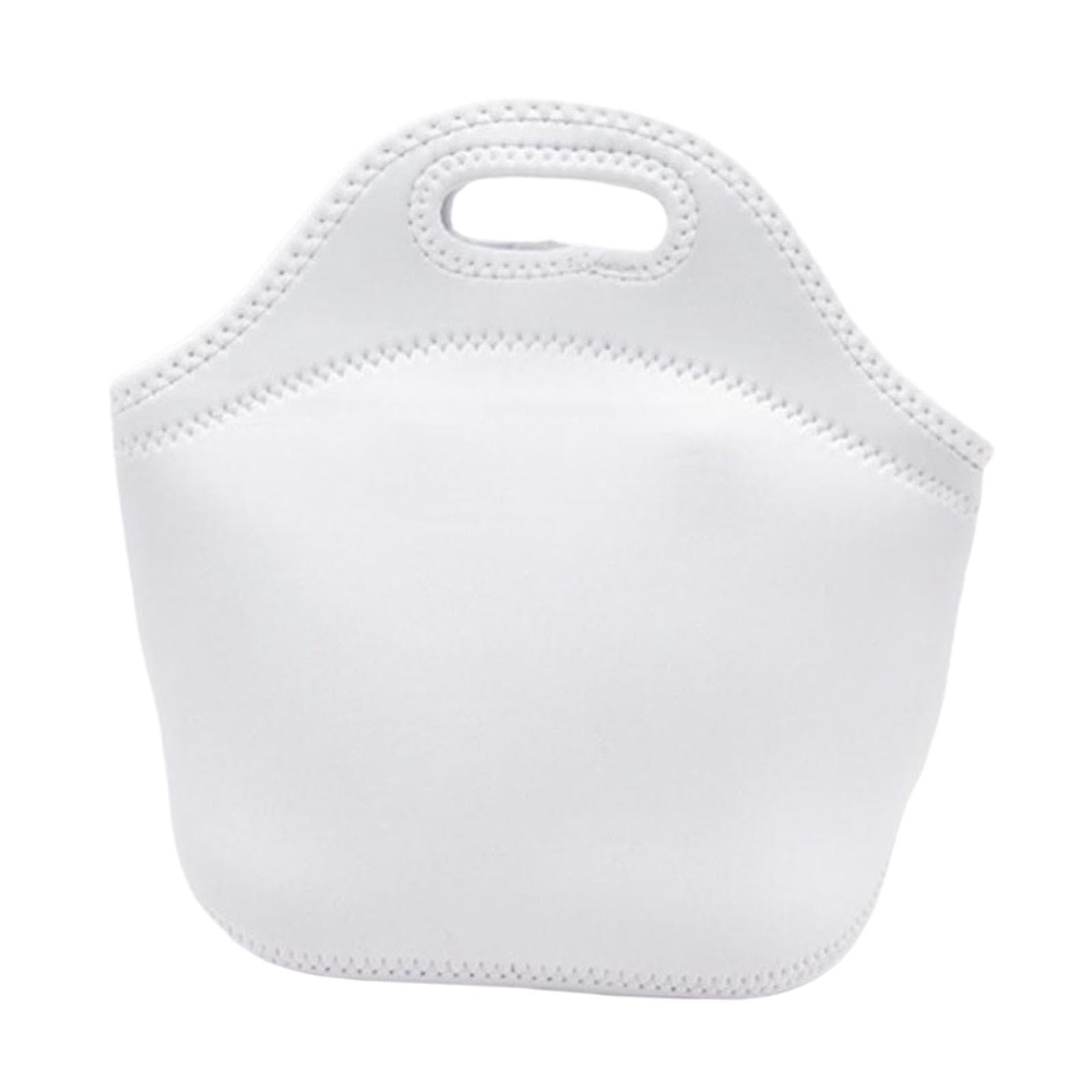 Merishopp Thermal Lunch Box Bag Lunch Meals Pouch Durable Smooth Zipper White-picture-35