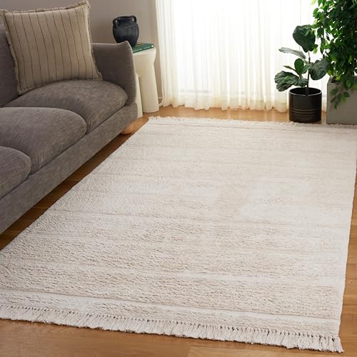 Tapete SAFAVIEH lavado fácil 5' x 8' color marfil