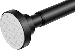 hoaptitoele Tension Curtain Rod: Adjustable & No-Slip Design