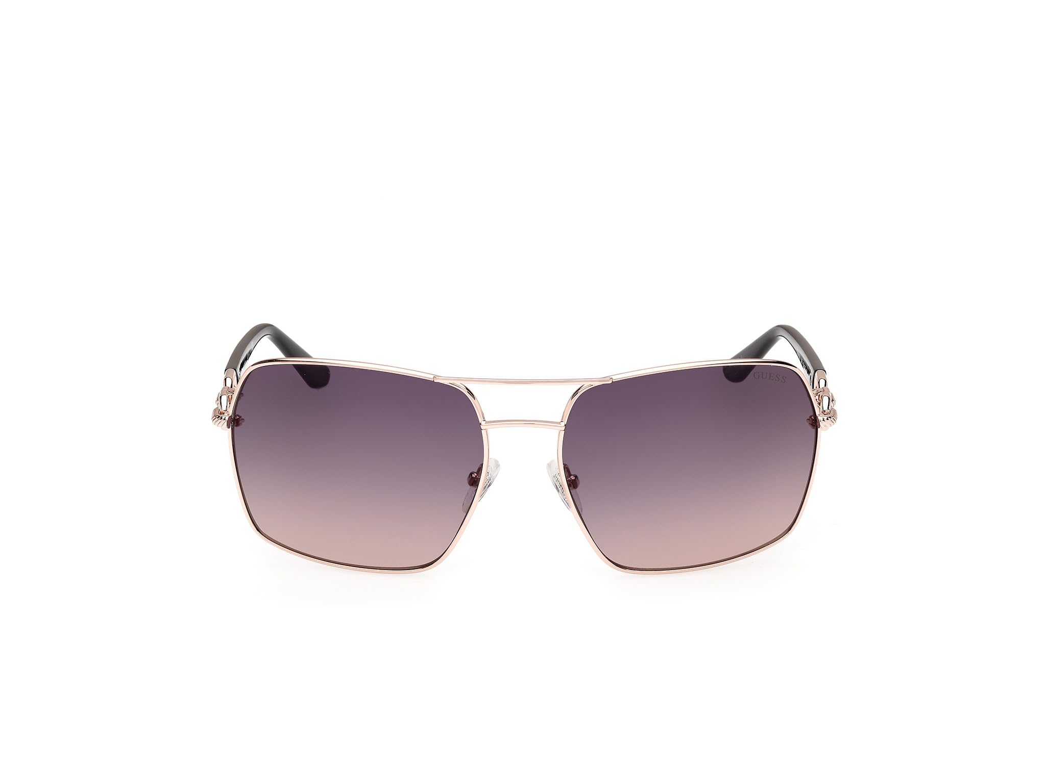 GUESS Guess Occhiali - Modello Gu00159, Colore Shiny Rose Gold Sunglasses Unisex - Adulto (Pacco da 1)