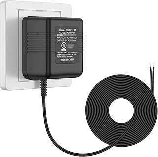UL Listed C Wire Power Adapter, 18V Doorbell Transformer for Ring Video Doorbell, Video Doorbell Pro, Ring Video Doorbell 2, Nest Hello Doorbell, Zmodo Smart Arlo Doorbell with 26FT Cable BENSN