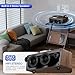 All in One Vinyl Record Player,Bluetooth Turntable Built in 4 Stereo Speakers Phono Preamp,High Fidelity Turntables for Vinyl Records with Magnetic Cartridge AT-3600L,2-Speed,33/45RPM,USB PC Recording