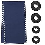 Zero Gravity Chair Replacement Fabric with Bungee Cord Kit, Repair Cloth with Lace for Anti-Gravity...