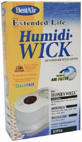 RPS PRODUCTS HW14-PDQ-4 Replacement Humidifier Wick Filter - Quantity 4