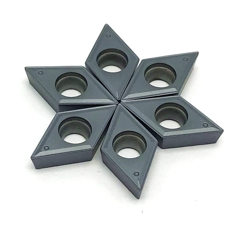 10pcs DCMT070204 NN LT10 Carbide Inserts para Torno CNC miniatura 2