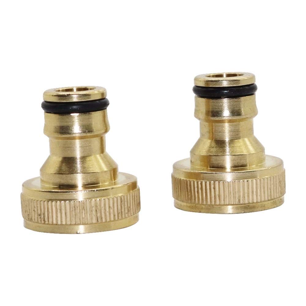 Conectores de manguera LRJSKWZC 3/4 '' Rosca hembra lavado conector estándar de la ametralladora del conector rápido conector de herramientas for la agricultura agua de 20 PC