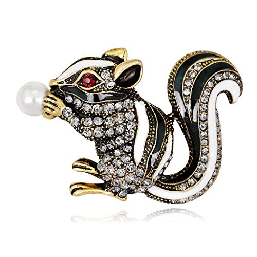 Broche écureuil sauvage en alliage WXKAGF : sublimez instantanément un manteau trop simple