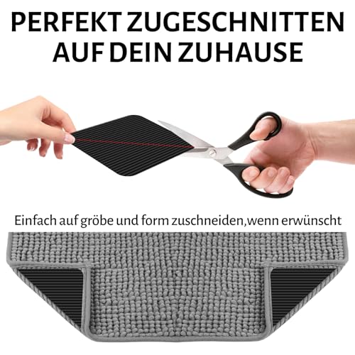 Teppich Antirutschunterlage, Waschbare Antirutsch Pads für Sicheren Halt Wiederverwendbar, Rückstandsfrei, Teppichstopper Antirutschmatte für Hartholzböden 10cmx10cm,12 Stück