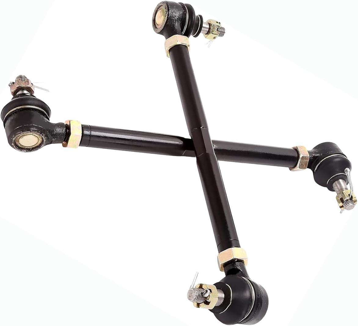 Dr.Acces 2-Pack Golf Cart Steering Tie Rod End & Shaft Kit Compatible with EZ-GO TXT Medalist Marathon DCS 1994-2001 - OEM 70074-G01 70074-G02