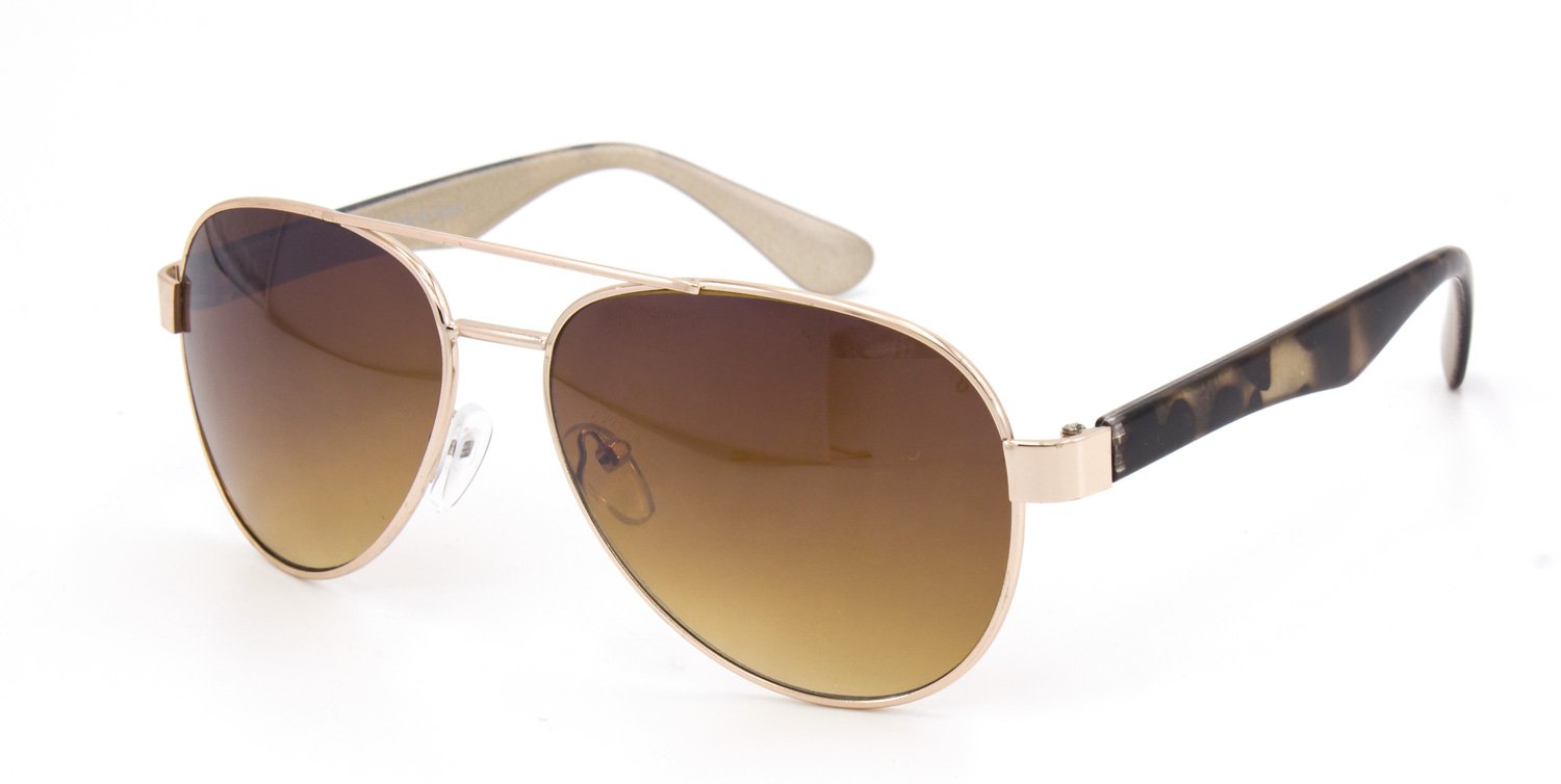 Eason Eyewear Men/Women's designer Aviator Sunglasses Brown/Brown