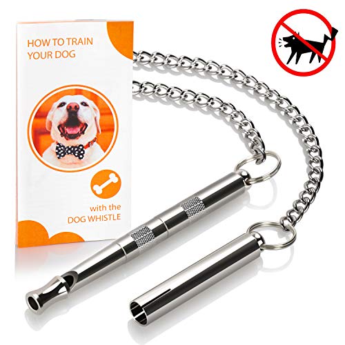 Hiroumer Dog Whistle, Professional Dog Whistles Training Tools to Stop Barking, Adjustable Ultrasonic