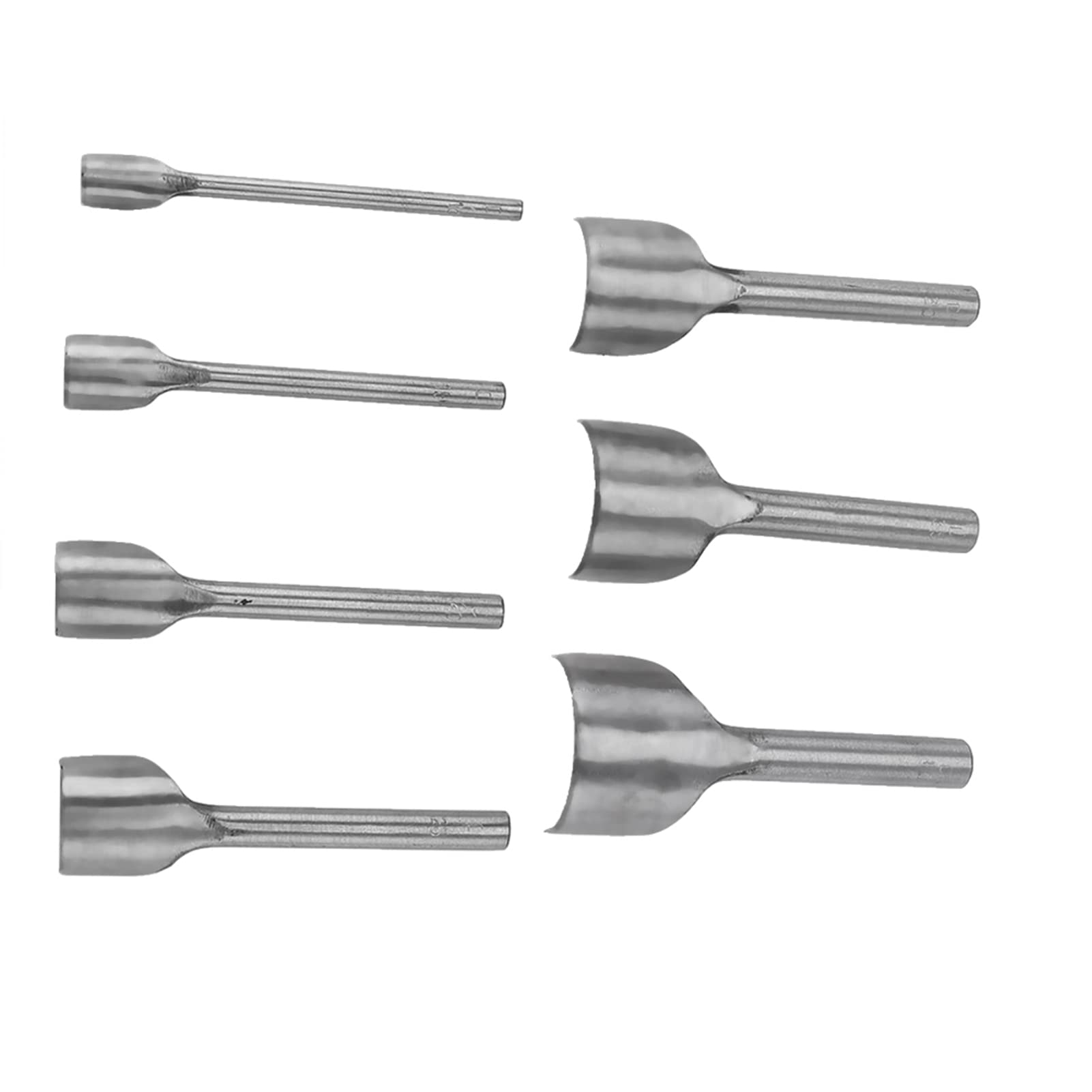 Taglierina in Pelle per Punzonatrice - 7 Pezzi Cuoio Punzonatrice Semicircolare per Cucire Cintura, Cinghia, Progetto Fai Da Te, Lavoro Manuale - Leather Tools