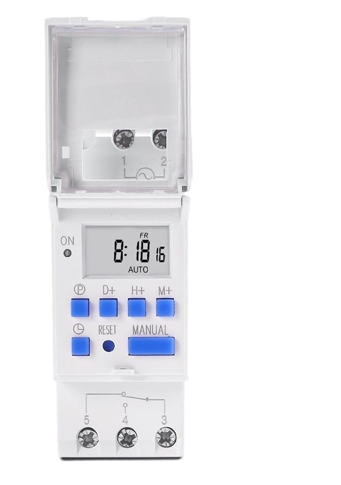 Thc15a 7 Days Programmable Digital Timer Switch Relay Control 220V 230V 6A 10A 16A 20A 25A 30A(48v)