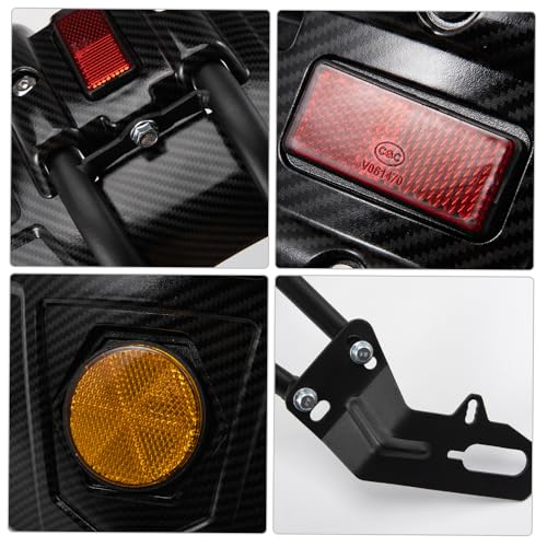 Image of Motorcycle Rear Fender Mud Guard Motorbike Mudguard for CBR650 MT09 GW250 CB190R Rear Cover Splash Guard Protector (Type A)