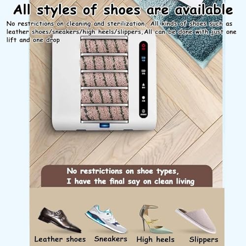 Máquina automática de limpieza de zapatos, pulidora recargable con limpieza rápida y alta succión para uso doméstico y de oficina