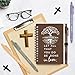 Kosiz 20 Pcs Christian Gift Bulk Prayer Journal Bible Verse Spiral Notebook with Ballpoint Tree of Life Religious Grandparent Day Gift for Church Clergy Pastor Sunday School Teacher (Neutral Color)
