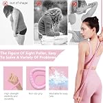2 Figure de l ' emballage 8 Bande de résistance, bande élastique à épaule arrière pour l'exercice, entraînement Fitness Équipement de traction élastique pour la jambe thoracique entraînement à domicile