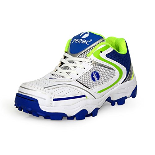 FEROC Field Cricket Shoes (8.5, White)
