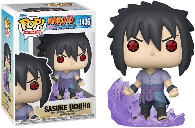 Miniatura 2 de POP Naruto Shippuden - Figura de vinilo Funko de Sasuke Uchina (First Susanoo) (incluye funda protectora de caja compatible), multicolor, 3.75