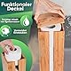 Loco Bird Toilettenpapier Aufbewahrung aus Bambus - Klopapier Aufbewahrung für 4 Rollen - Klorollenhalter stehend, Klopapierständer mit Deckel, Toilettenpapieraufbewahrung, Klorollenaufbewahrung Holz