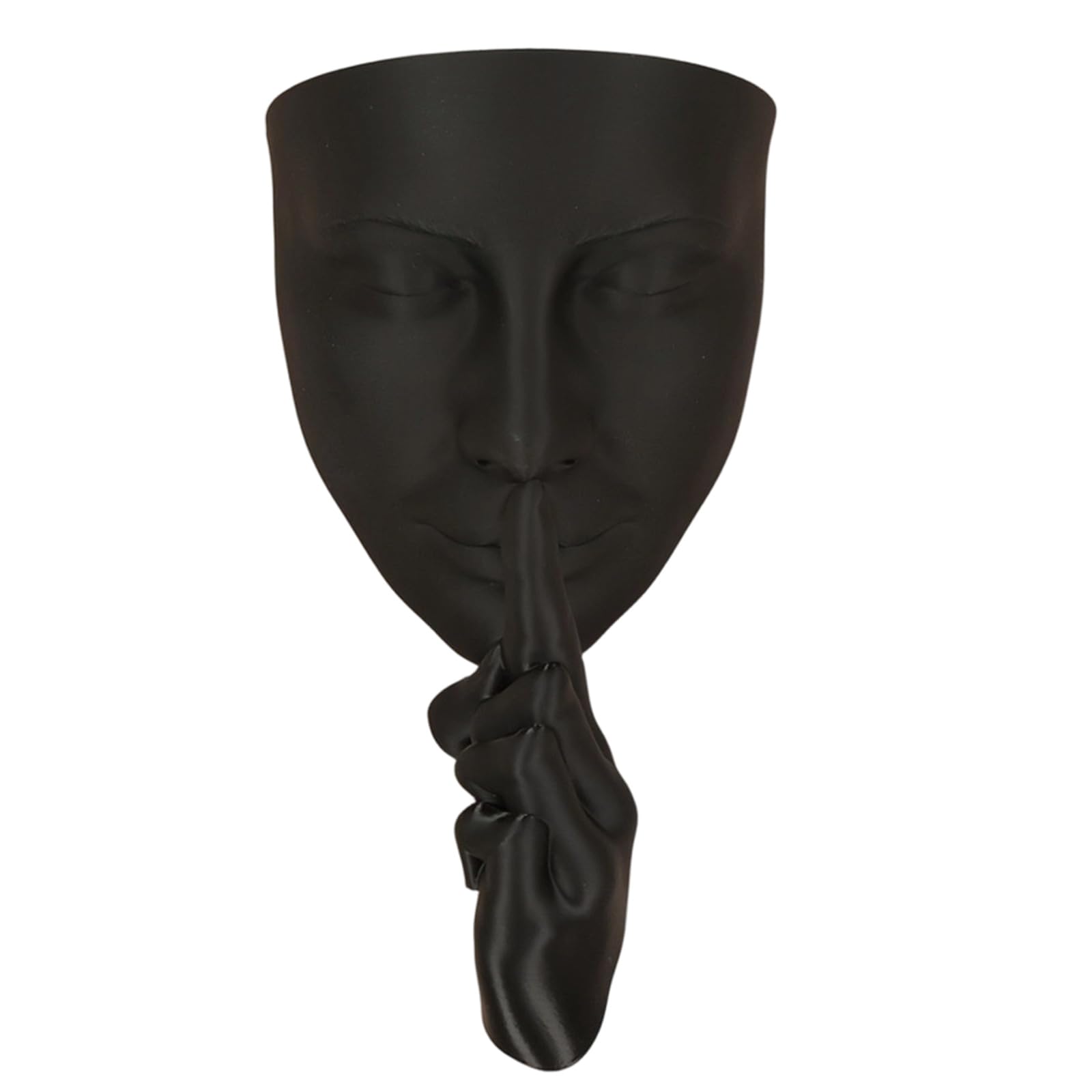 BWANGIAO Unique Wall Mounted Face Shape Planter Wall Decoration Flower Pots for Indoor and Outdoor Decoration