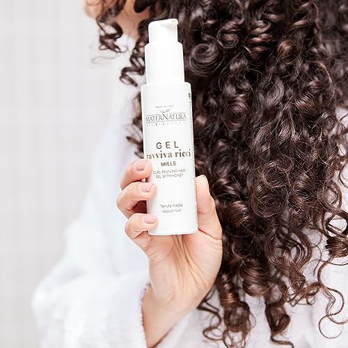 Maternatura, Gel Ravviva Ricci Capelli con Miele, Gel Capelli Ricci e Onde ad Effetto Bagnato, Azione Nutriente e Idratante, Styling Ricci e Mossi, Bio, Made in Italy - 100 ml - 4