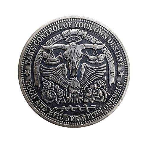 Faith Of The Unknown Assassin Hobo Nickel Antique Silver Plated Collectible Challenge Coin Satan Series #TOP1