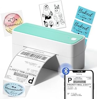 Phomemo Bluetooth Thenrmal Label Printer - 241BT 4X6 Shipping Label Printer, Label Printer Compatible with IOS, Android, and Windows, Widely Used for Royal Mail, Amazon, Esty, Shopify, eBay, UPS
