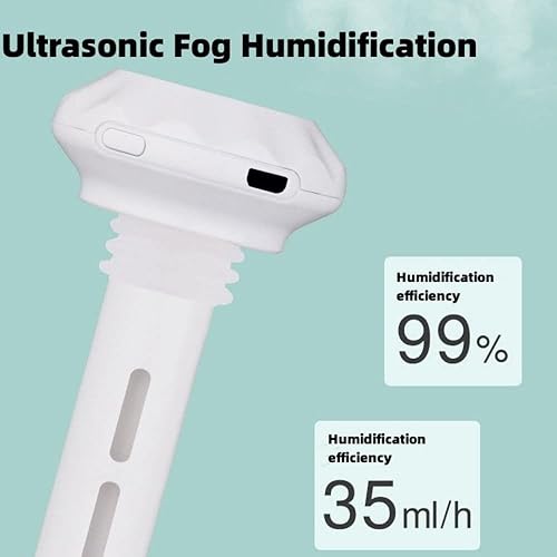 Miniatura 2 de Andy's Orchids Humidificadores portátiles mini, difusor de aire USB para el hogar, purificador de aire para el coche con niebla de aniones,