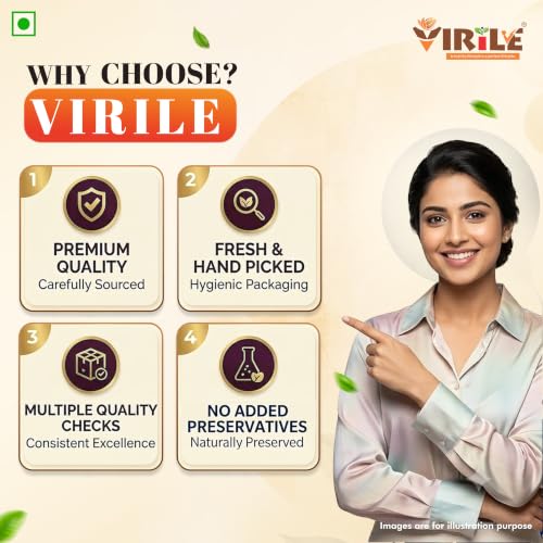 Image of VIRILE Premium Mixed Dry Fruits Pack - 400 Gm (Pack of 2) | Nutritious Snack with Almonds, Cashews, Raisins & Cranberries & Many More | Resealable Pack for Freshness