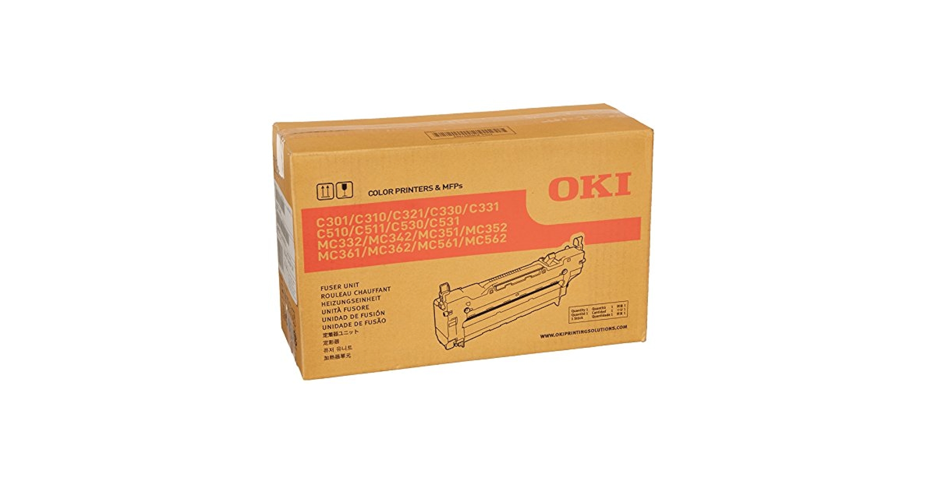 Amazon.com: OKI 44472601 Fuser Unit for C301, C310, C530