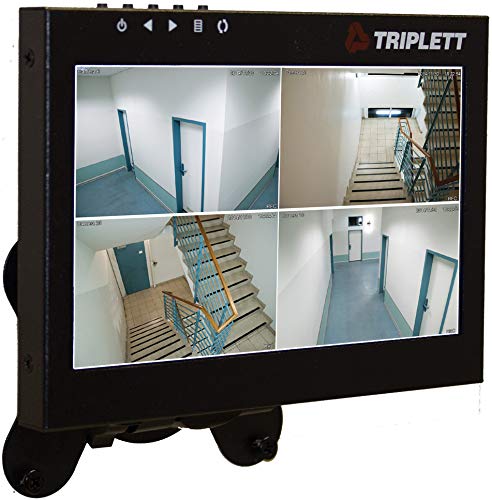 Image of Triplett HDCM3 Compact 8-inch HD TFT LED 1280x720 Security Test Monitor with HDMI, BNC, AV /Composite