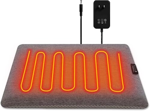 Miniatura 9 de Cojín de asiento con calefacción para sillas, funda de asiento de calefacción eléctrica de espuma viscoelástica portátil para días fríos, promueve