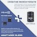 vedge Nutrition Creatine + | Vegan Plant-Based Creatine Monohydrate Powder | Energy, Performance & Function | Ergogenic Aids for Athletes | Unflavored, 30 Servings