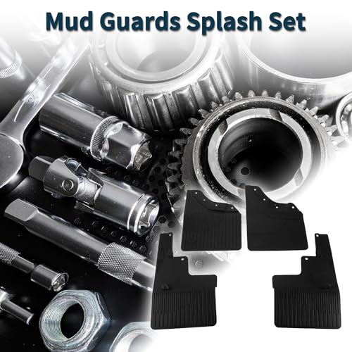 Image of Mud Flaps Splash Guards for Mercedes-Benz g Class 2019-2023 W /Mount Accessories Mud Guards Front and Rear 1 Set
