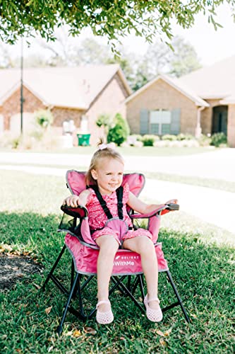 Baby Delight Go with Me Jubilee Deluxe Portable Chair | Indoor and Outdoor | Sun Canopy | Pink - Image 3