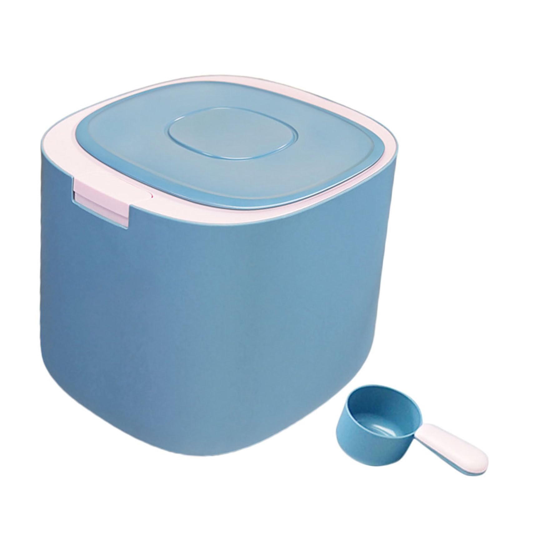Contenedor De Almacenamiento De Comida Para Mascotas De Hermético y Prueba De Humedad Para Pienso De Perro y Gato Diseño Sencillo y Práctico Para Uso Diario