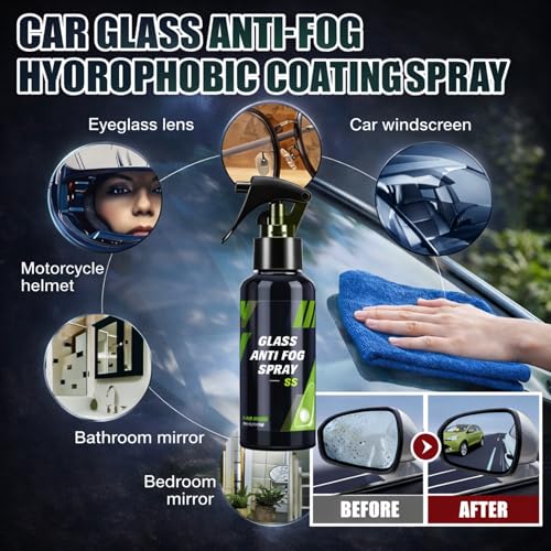 Image of 8 PCS Car Cleaning Kit Combo with Portable 120W Car Vacuum Cleaner | Complete Car Interior Cleaning Kit | Car Cleaning Accessories with Duster, Detailing Brush, Anti Fog Spray & Microfiber Cloth