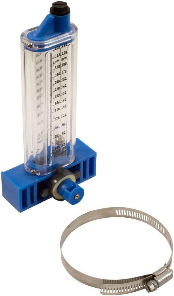 Rola-chem 570361-V Flow Meter for 2.5 Pvc, Vertical Mount, 70 to 240 Gpm