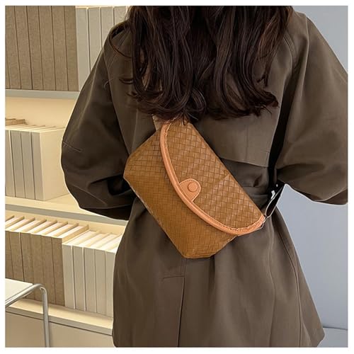 Small Woven Shoulder Bag for Women PU Leather Hand Woven Purses Braided Bag Weaved Bags Crossbody Bags Handbags3