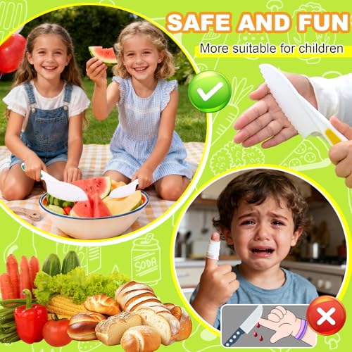50% Off 46 PCS Kids Knife Set - Montessori Kitchen Toys Gift