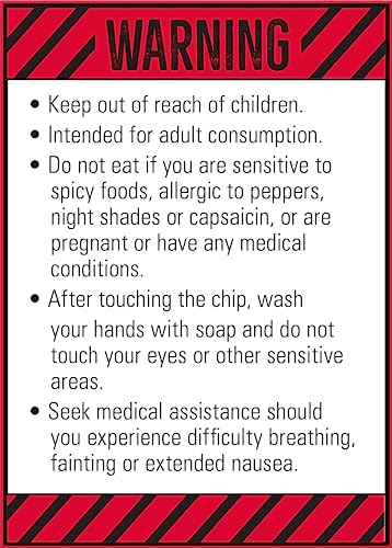 Paqui One Chip Challenge 2023, Hottest Chip Made With Carolina Reaper And Naga Viper Peppers, Gluten Free And Non-Gmo, 0.21 Ounce #TOP2