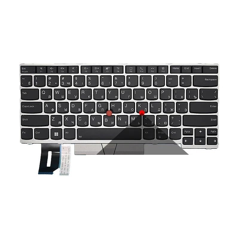 Clavier rétroéclairé argent Thinkpad T490 L390 01YP280 de précision