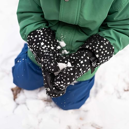 Image of JAN & JUL Boys' Waterproof Insulated Snow Mittens for Toddlers and Kids