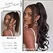ZQIAN BEAUTY Ponytail Extension for Women, 26 Inch Long Layered Pony Tails Hair Extensions, Drawstring Ponytail for Black Women, Wavy Synthetic Hair Extensions Ponytail for Daily Use (Color: Brown)