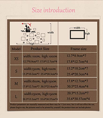 3D Adesivi Murali Imposta Cornice per Foto